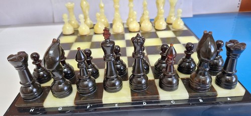Natural Baltic amber Chess Sets - Chess Pieces with Chessboard - Picture 10 of 24