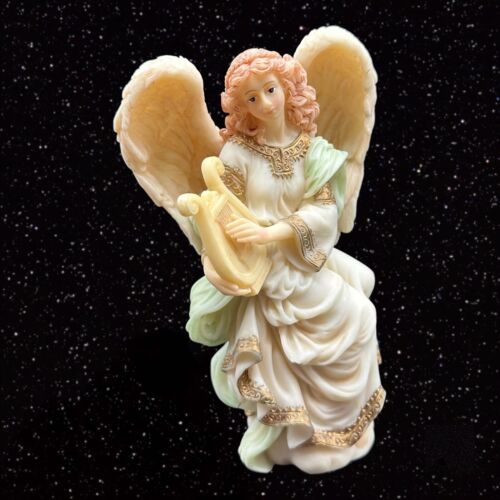 Figurine vintage 1993 Seraphim Classics Angel Cymbeline Peace Maker 6,5 pouces T 4 pouces W - Photo 1/10