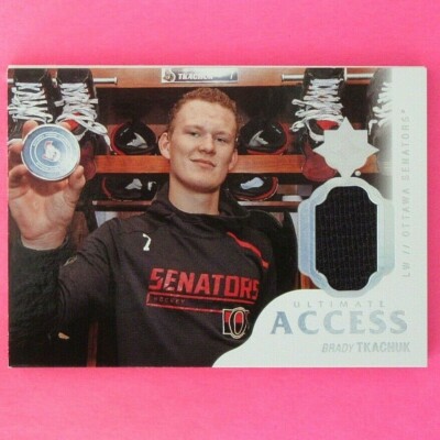 BRADY TKACHUK  2018-19  ROOKIE  MEMO. ULTIMATE ACCESS  #UABT  Senators   hb