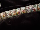 Persian hand painted enamel panel link gilt belt — photo 1