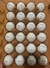 24 Used Titleist pro v 1 golf balls