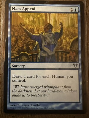 Magic The Gathering AVACYN RESTORED MASS APPEAL blue card MTG NM | eBay