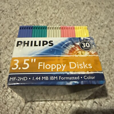 PHILIPS FD1D9CX30/17 1.44MB 30 Packs 3.5'' Floppy Diskette