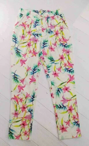 White Size 10 Trousers for Women