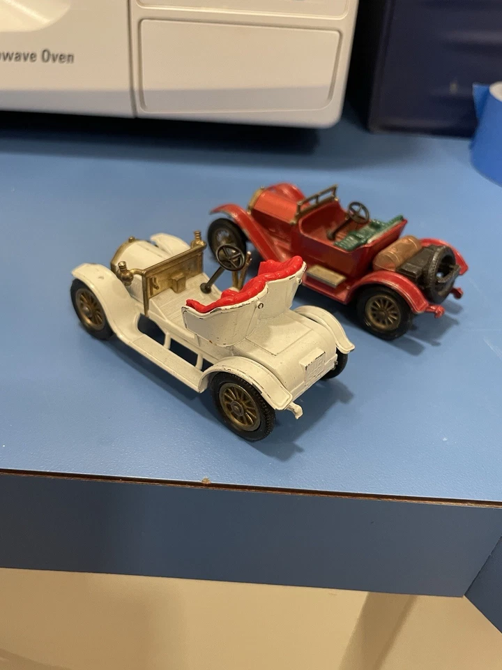 Lote De 2 Modelos De Colección Lesney Matchbox De Antaño (1909 opel + 1914 Stutz) Foto 3 de 4