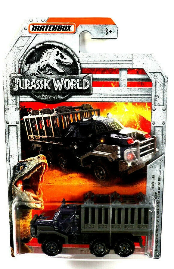 MATTEL Matchbox Autos Cars Jurassic World LKW Off Road Dino Truck
