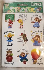 Vintage Eureka 2 Sheets Suzy Zoo Sticker Package NEW IN PACK