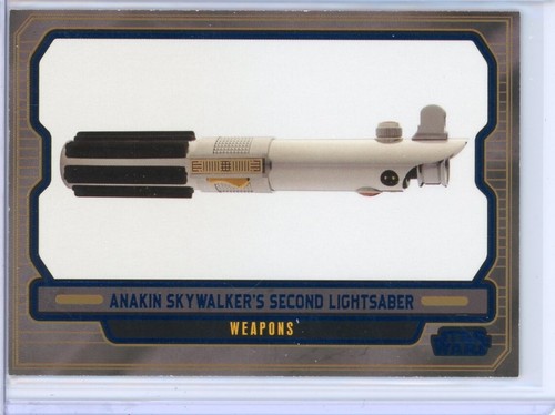 Star Wars Galactic Files 2 ANAKIN'S SECOND LIGHTSABER Blue Foil Parallel 241/350 - Bild 1 von 2