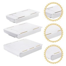  3pcs unter Tabelle versteckte Desktopschubladen Selbstklebende Schublade