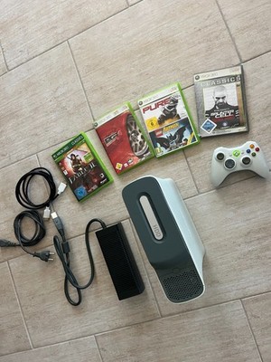 Microsoft Xbox 360 Konsole inkl. Controller, 7 Spiele, HDMI- & Stromkabel