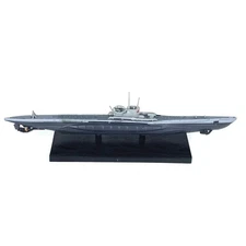 1/350 Diecast Alloy WW II German U552 Submarine Military Model Office Ornament