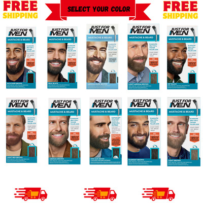 Just For Men Mustache & Beard Dye Coverage Choose Shade M-Series 1 Pack