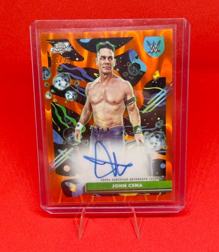 John Cena #CCA-JCE 2026 Topps Cosmic Chrome WWE Autograph card
