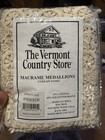 Floral Medallion Macrame Curtains The Vermonst Store 48x 63 Lot Of 2 Panels Ecru — photo 4
