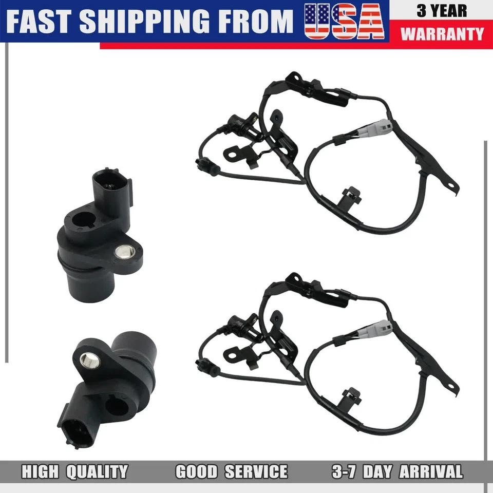 4x For 1998-04 TOYOTA Tacoma Base 2.4 2.7 3.4L Front Rear ABS Wheel Speed Sensor Foto 2 de 4