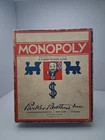 Vintage Antique 1936 Parker Brothers Monopoly Board Game No Board