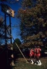 Portrait of Louisville Junior Bridgeman and teammates shooting on - Old Photo