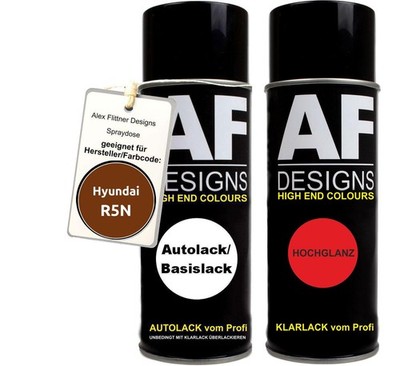 Spraydose für Hyundai R5N Copper Penny Perl Metallic Basislack Klarlack Sprühdos