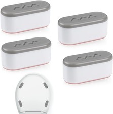 Toilet Seat Bumpers for Bidets, 4 Pack Strong Adhesive Spacers  Toilet Seat