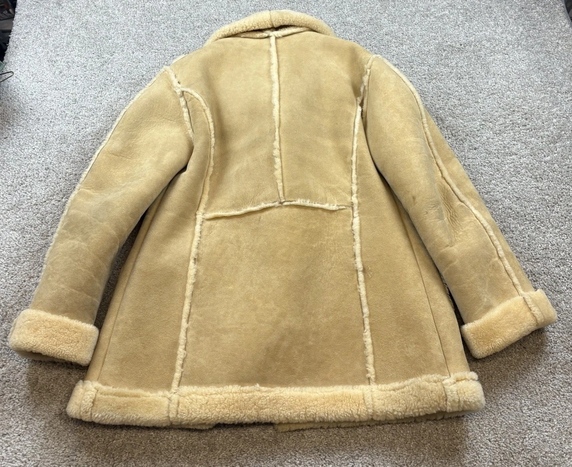 Vintage Buckboard Mens Jacket 40 Western Cowboy Rancher Sueded Leather 70s image 14