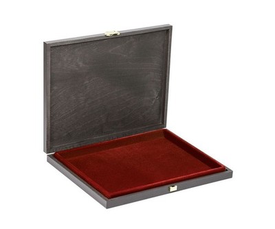 Lindner Echtholz-Münzkassette CARUS-1 S2491-2850E Neu