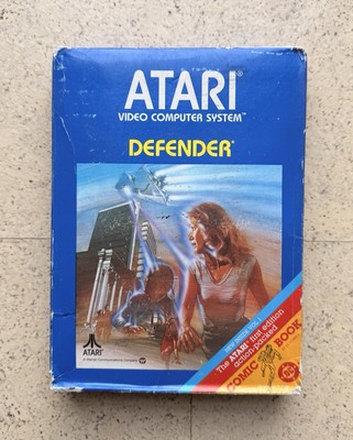 Atari 2600 Spiel   Defender   ungeöffnet in OVP CIB NTSC von 1982