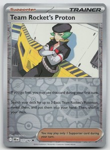 Team Rocket's Proton 177/182 Destined Rivals Reverse Holo