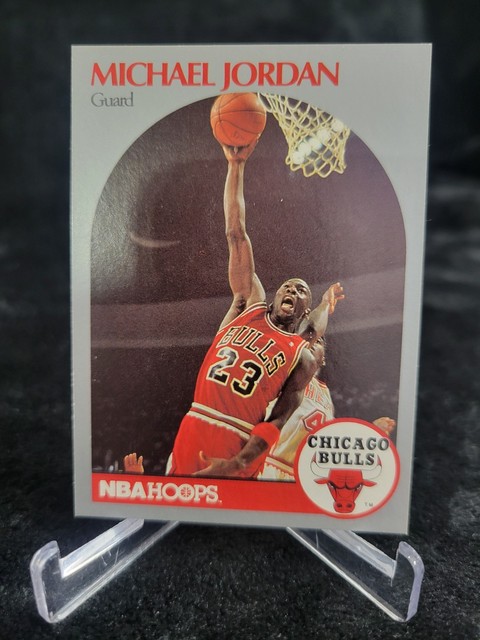 1990-91 Hoops #65 Michael Jordan Chicago Bulls HOF GOAT