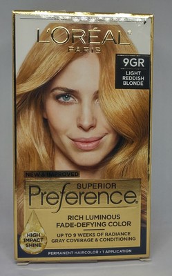 L'Oreal Paris Superior Preference #9GR LIGHT REDDISH BLONDE - New In Box