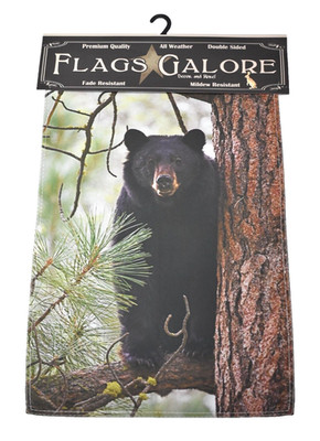 Flags Galore Outdoor Garden Flag 12-1/2'' x 18'' Decorative Grizzly Bear