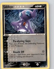 Sableye 31/110 Rare Holon Phantoms Pokemon Heavily Played