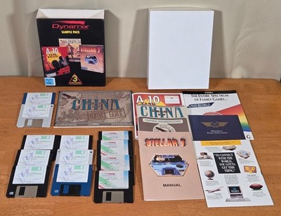 Stellar 7 Heart of China A-10 Tank Killer Dynamix Sierra IBM PC Big Box Game CIB
