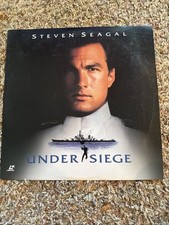 Under Siege LaserDisc 1992   Steven Seagal VF Condition Warner Bros Action LD
