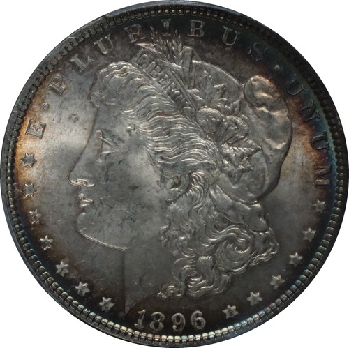 1896 MS64 Morgan Dollar PCGS 57542158