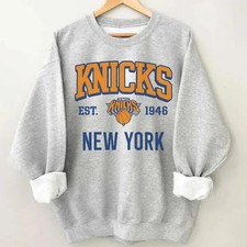 Vintage 90s New York Knicks Basketball Sweatshirt, Retro NBA AN62108
