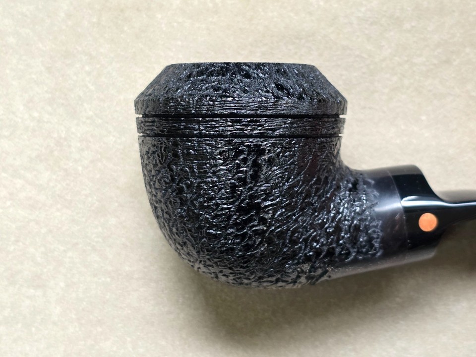 Pipe Corso Moretti Pipe Black Full Rusticated Short Bulldog Freehand | eBay