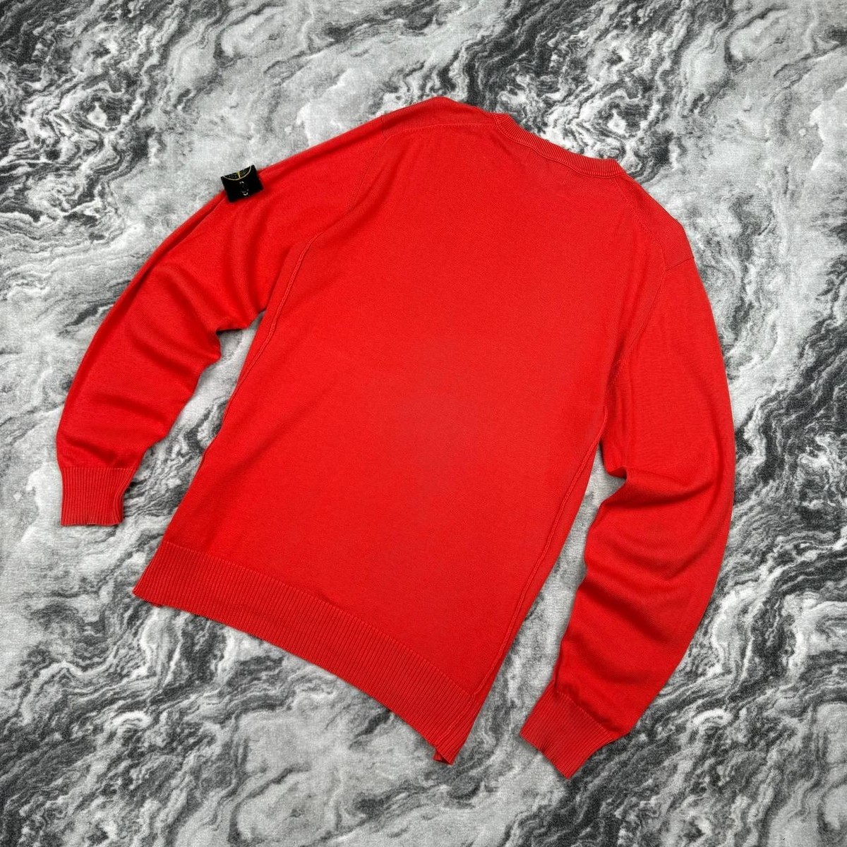 Stone Island Sweatshirt 2019 Knit Crewneck Jumper Men Size L Red