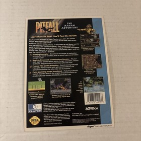 Sega CD Pitfall The Mayan Adventure VIDPRO Card Toys R Us Display Card  Rare