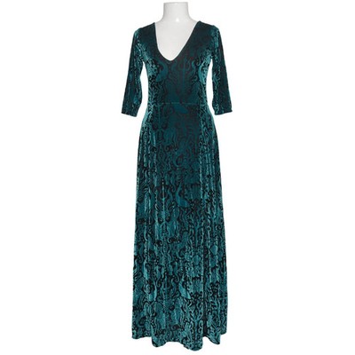 Blackmilk, Wickelkleid, Größe: M, Blau/Schwarz, Elasthan/Polyamid/Polyester #BaC