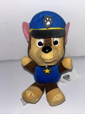 Chase Paw Patrol Puppy Dog Plush Stuffed Animal 4'' Small Spin Master