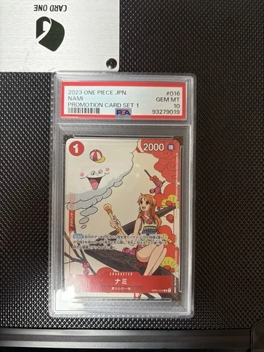 Nami - OP01-016 (Alternate Art) OP01-016 One Piece Promotion Cards Foil psa10