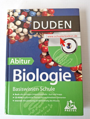 Duden Biologie Abitur Basiswissen Schule mit CD-ROM