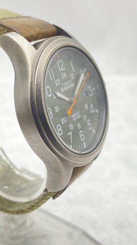 Timex TW4B14000, Men's Expedition Scout Green Fabric Watch, Date, Indiglo, NEW - Picture 11 of 14