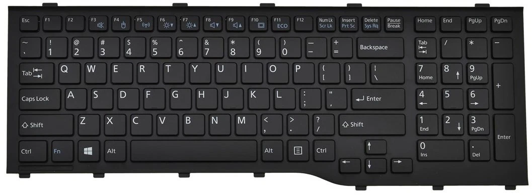 Fujitsu Lifebook e449 Laptop Keyboard Replacement | US,UK,GR,FR,LA,SP