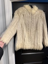 Vintage Saga Blue Fox Fur Coat, Women's Size Medium