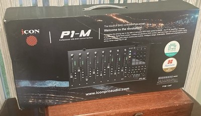 iCon Pro Audio P1-M DAW Control Surface with Power Supply & Box