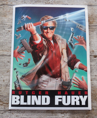 BLIND FURY ORIGINAL 1989 KINO FILM FILM PRESSEMAPPE Rutger Hauer 11 FOTOS 80er