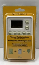 New AutoChron Wireless Wall Switch Timer For Toggle Wall Switch Control 