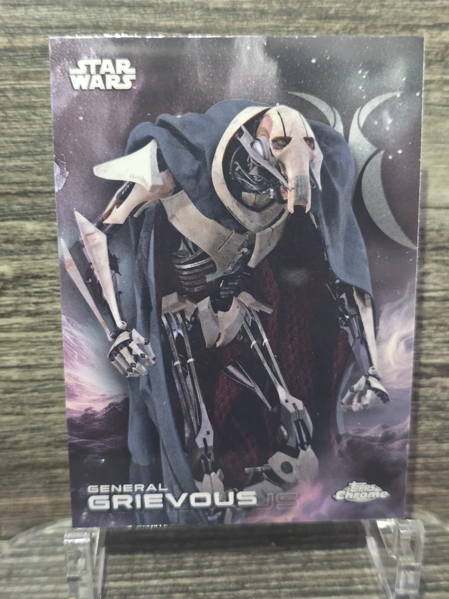 Topps General Grievous Star Wars Collectable Trading Cards for