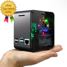 Raspberry Pi 4 Case Aluminum Mini Tower Case